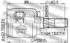FEBEST 0211-P12QG16 Joint, drive shaft